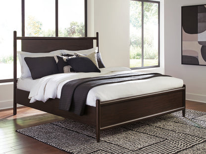Stuart Furniture Outlet - Ashley Furniture - Dantenton Bedroom - California King Panel Bed / Merlot - B611B7