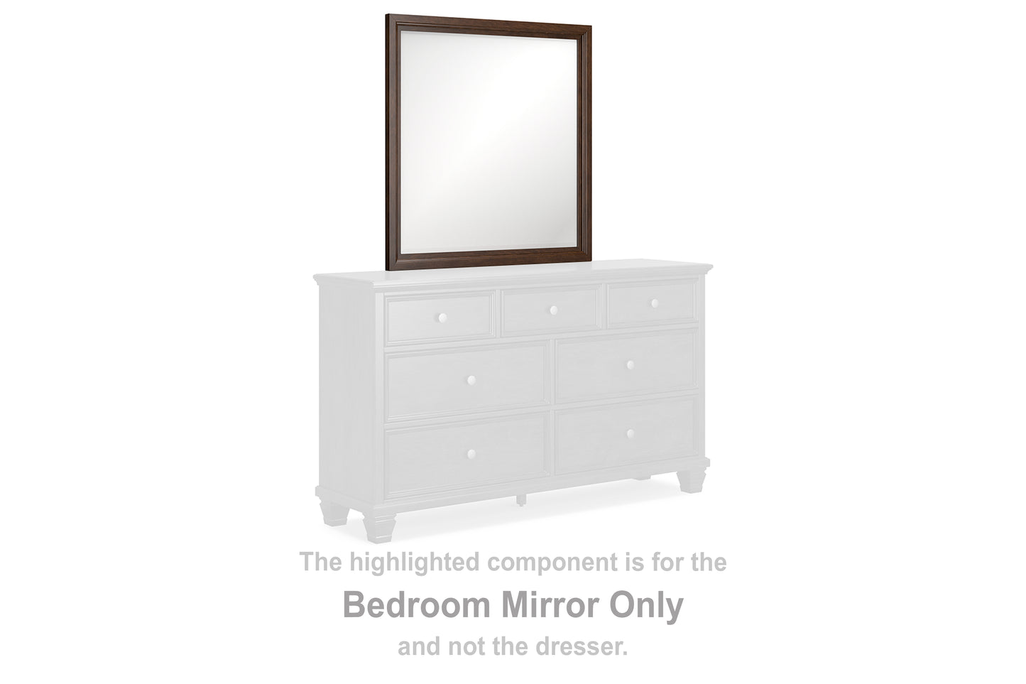 Stuart Furniture Outlet - Ashley Furniture - Danabrin Bedroom - Bedroom Mirror / Brown - B685-36