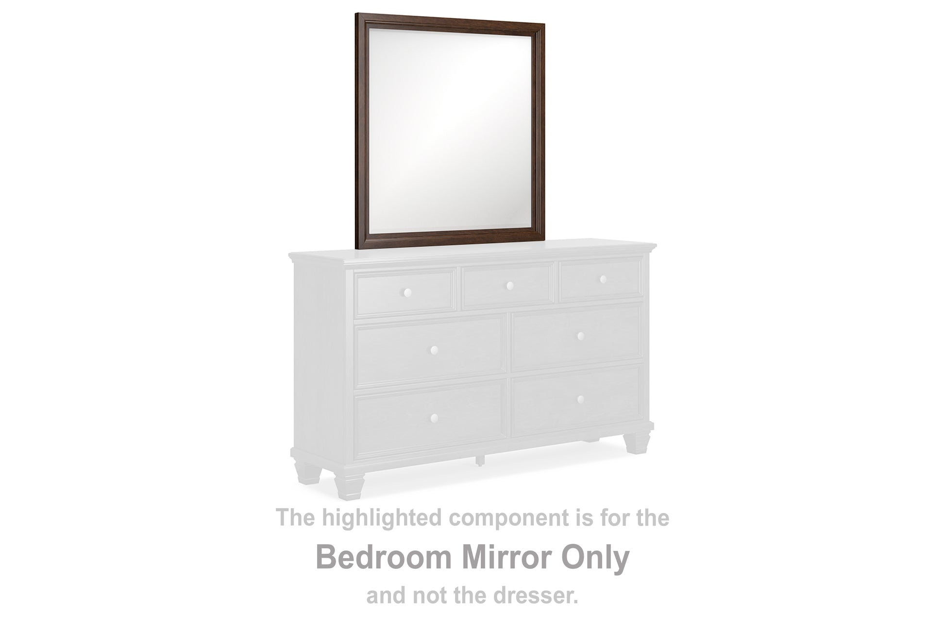 Stuart Furniture Outlet - Ashley Furniture - Danabrin Bedroom - Bedroom Mirror / Brown - B685-36