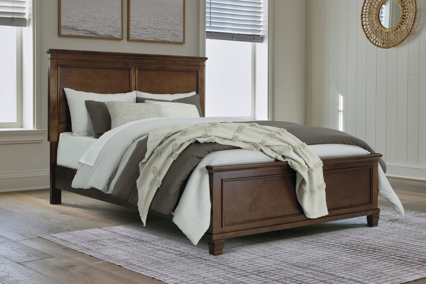 Stuart Furniture Outlet - Ashley Furniture - Danabrin Bedroom - Queen Panel Bed / Brown - B685B2