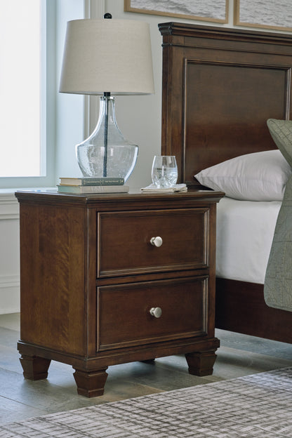 Stuart Furniture Outlet - Ashley Furniture - Danabrin Bedroom - Two Drawer Night Stand / Brown - B685-92