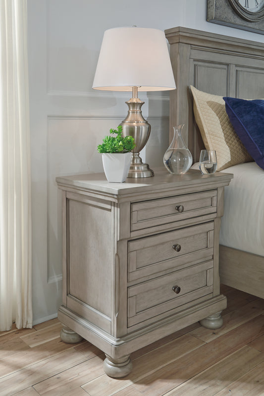Stuart Furniture Outlet - Ashley Furniture - Lettner Bedroom - California King Sleigh Bed / Light Gray - B733B36