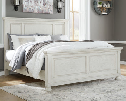 Stuart Furniture Outlet - Ashley Furniture - Robbinsdale Bedroom - Queen Panel Bed / Antique White - B742B2