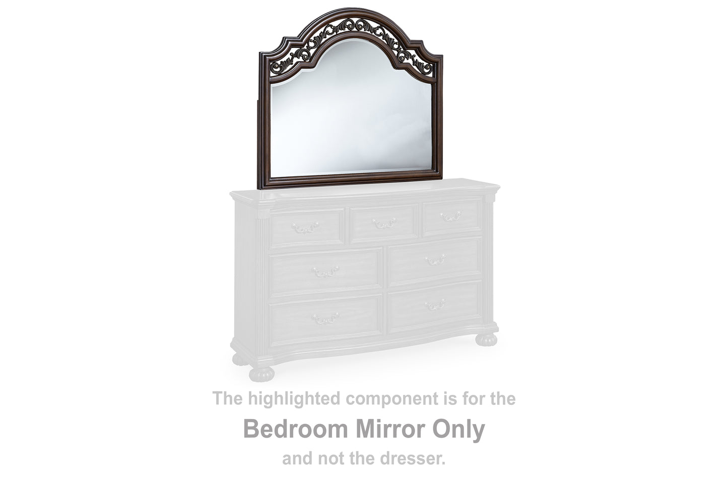 Stuart Furniture Outlet - Ashley Furniture - Lavinton Bedroom - Bedroom Mirror / Brown - B764-36