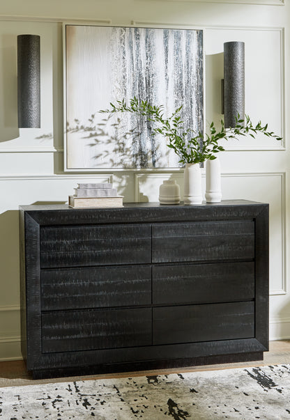 Stuart Furniture Outlet - Ashley Furniture - Londer Bedroom - Dresser / Black - B768-31