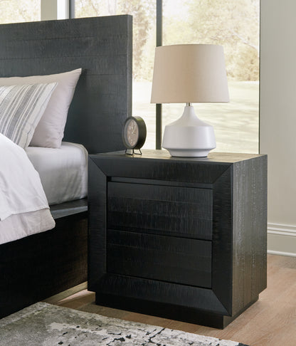 Stuart Furniture Outlet - Ashley Furniture - Londer Bedroom - Dresser and Mirror / Black - B768B1