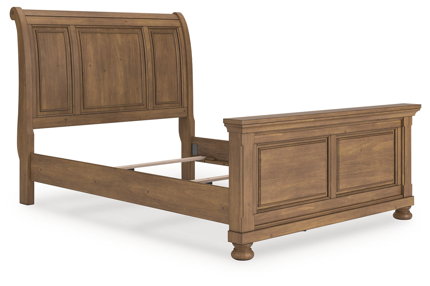 Stuart Furniture Outlet - Ashley Furniture - Feddinger Bedroom - Queen Sleigh Bed / Medium Brown - PCB779B14