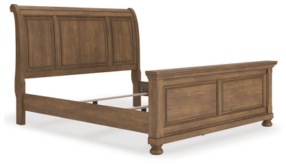 Stuart Furniture Outlet - Ashley Furniture - Feddinger Bedroom - King Sleigh Bed / Medium Brown - PCB779B15
