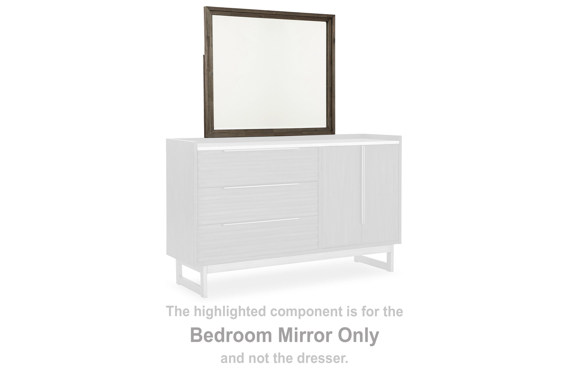 Stuart Furniture Outlet - Ashley Furniture - Arkenton Bedroom - Bedroom Mirror / Grayish Brown - B786-36