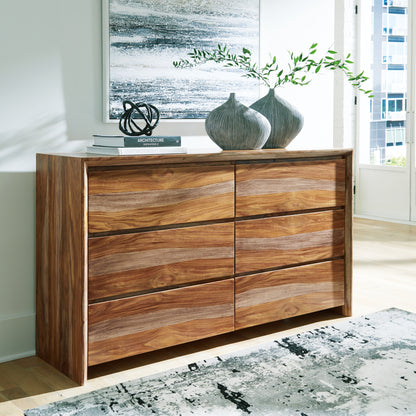 Stuart Furniture Outlet - Ashley Furniture - Dressonni Bedroom - Dresser / Brown - B790-31