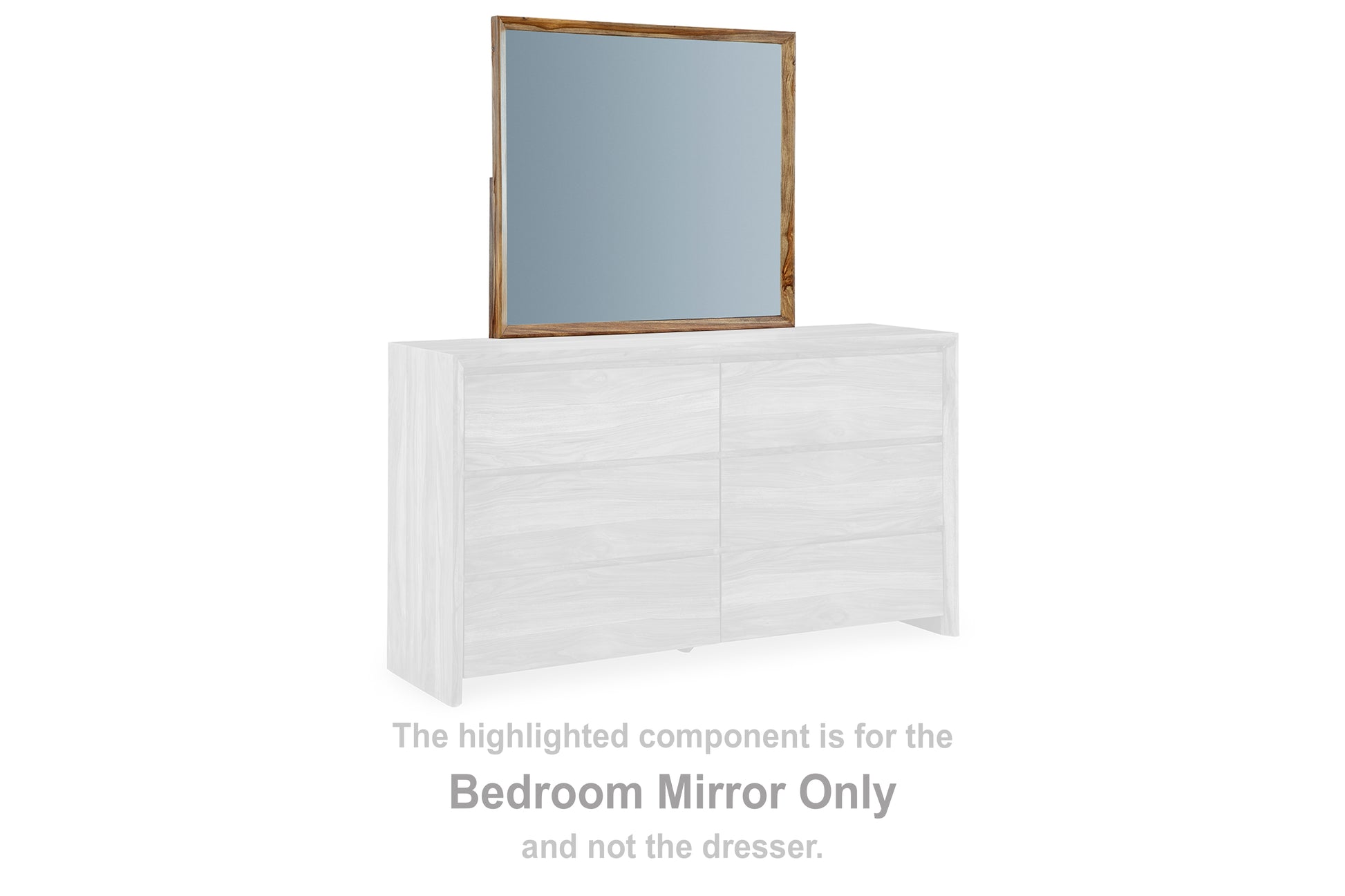 Stuart Furniture Outlet - Ashley Furniture - Dressonni Bedroom - Bedroom Mirror / Brown - B790-36