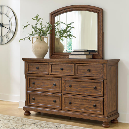 Stuart Furniture Outlet - Ashley Furniture - Zackaryn Bedroom - Dresser and Mirror - PCB807B1
