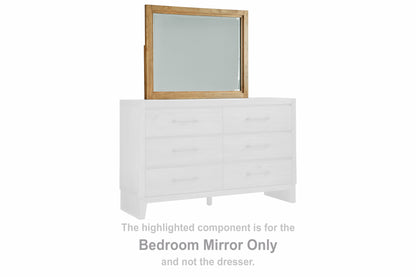 Stuart Furniture Outlet - Ashley Furniture - Sherbana Bedroom - Bedroom Mirror / Light Brown - B833-36