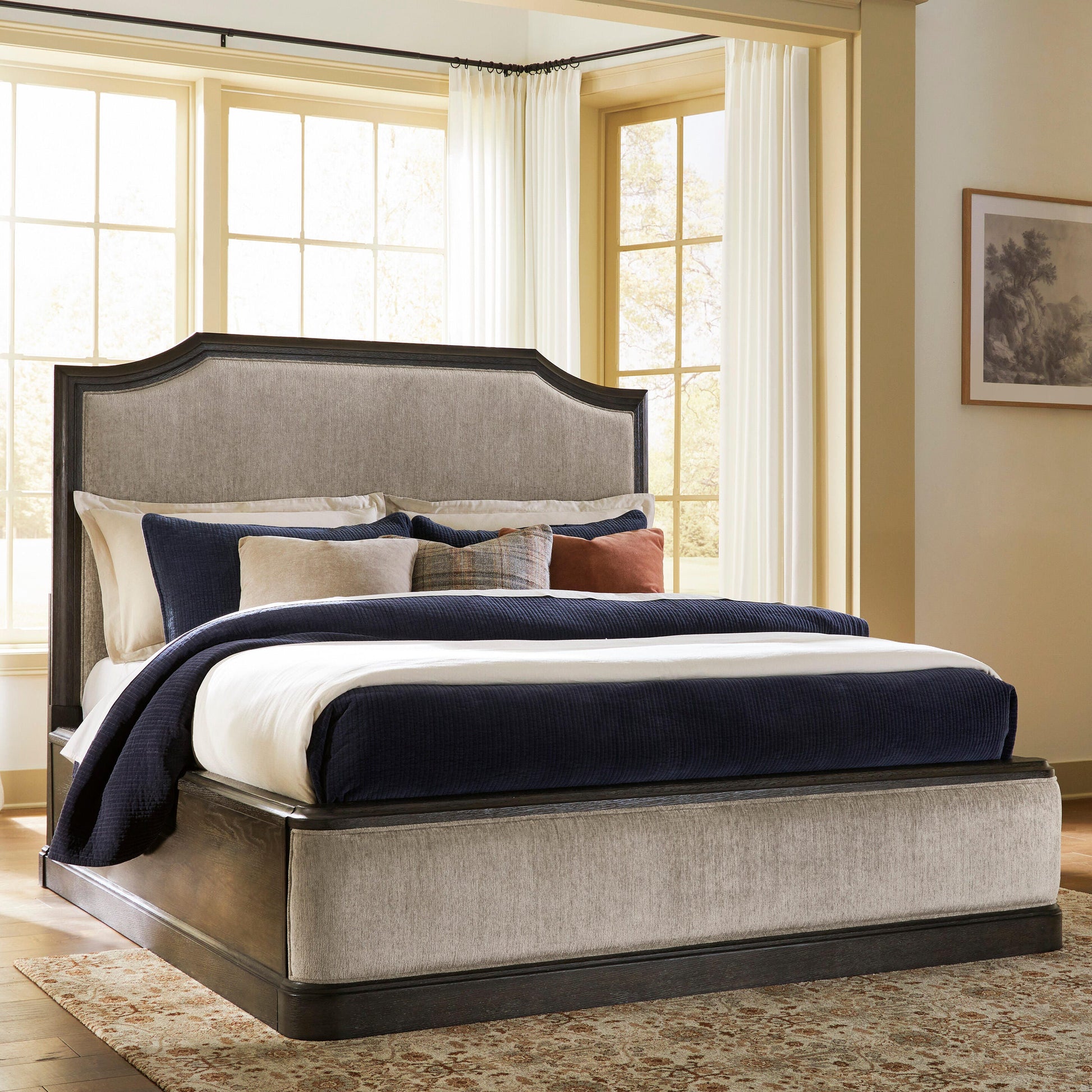 Stuart Furniture Outlet - Ashley Furniture - Wickenger Bedroom - California King Upholstered Panel Bed - PCB889B9