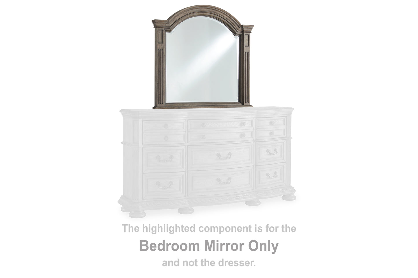 Stuart Furniture Outlet - Ashley Furniture - Ardenfield Bedroom - Bedroom Mirror / Light Brown - B944-36
