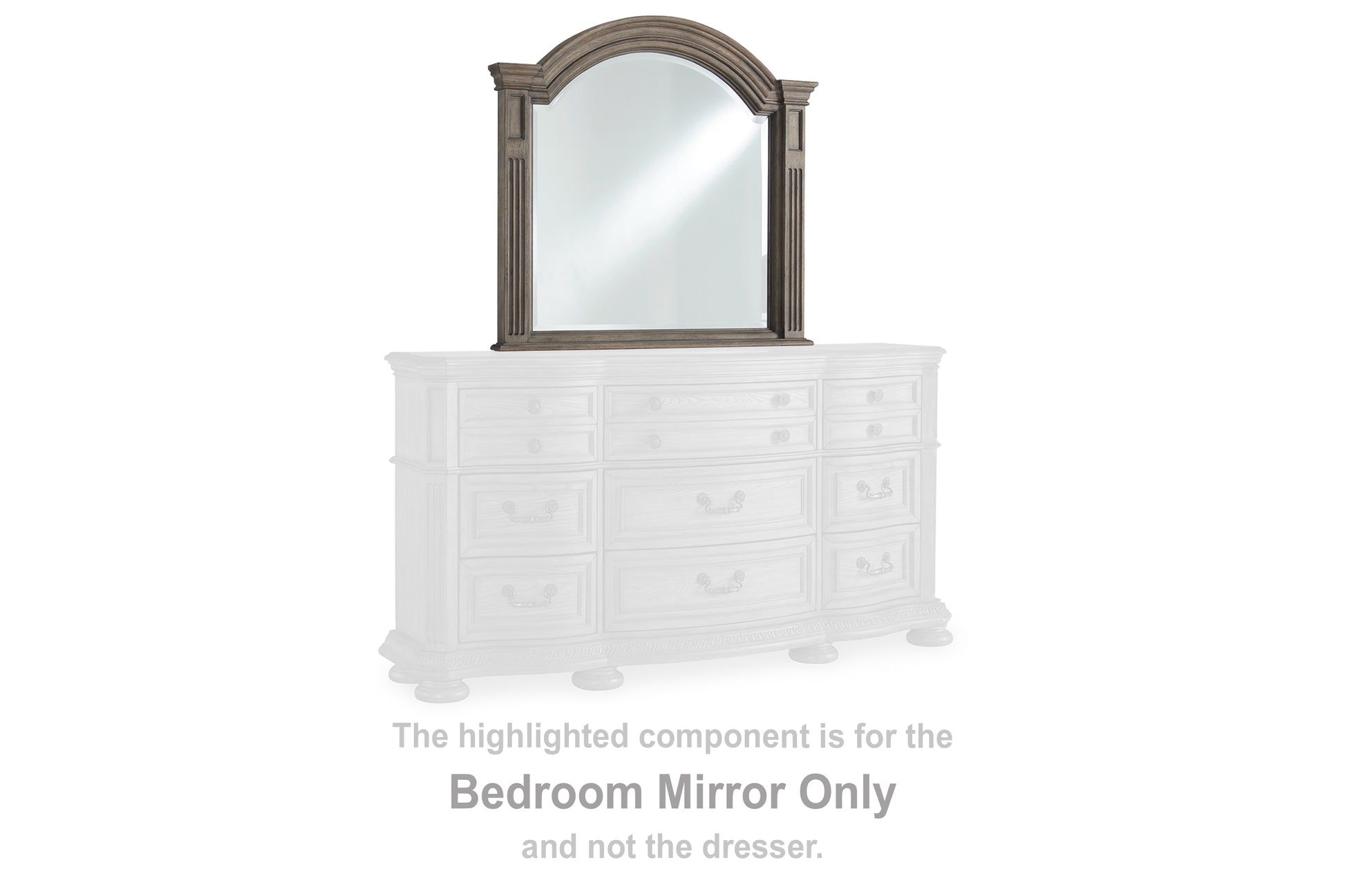 Stuart Furniture Outlet - Ashley Furniture - Ardenfield Bedroom - Bedroom Mirror / Light Brown - B944-36