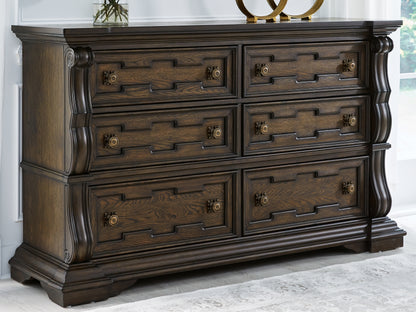 Stuart Furniture Outlet - Ashley Furniture - Maylee Bedroom - Dresser / Dark Brown - B947-31
