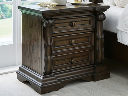 Stuart Furniture Outlet - Ashley Furniture - Maylee Bedroom - Dresser and Mirror / Dark Brown - B947B1