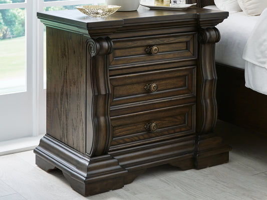 Stuart Furniture Outlet - Ashley Furniture - Maylee Bedroom - Dresser and Mirror / Dark Brown - B947B1