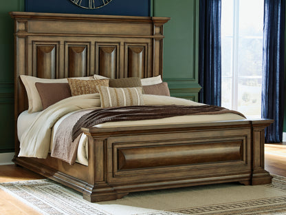 Stuart Furniture Outlet - Ashley Furniture - Frantanna Bedroom - King Panel Bed / Brown - PCB949B6