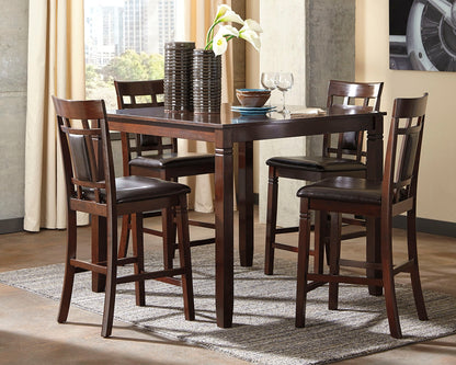 Stuart Furniture Outlet - Ashley Furniture - Bennox Dining Room - Dining Room Table Set (6/CN) / Brown - D384-325