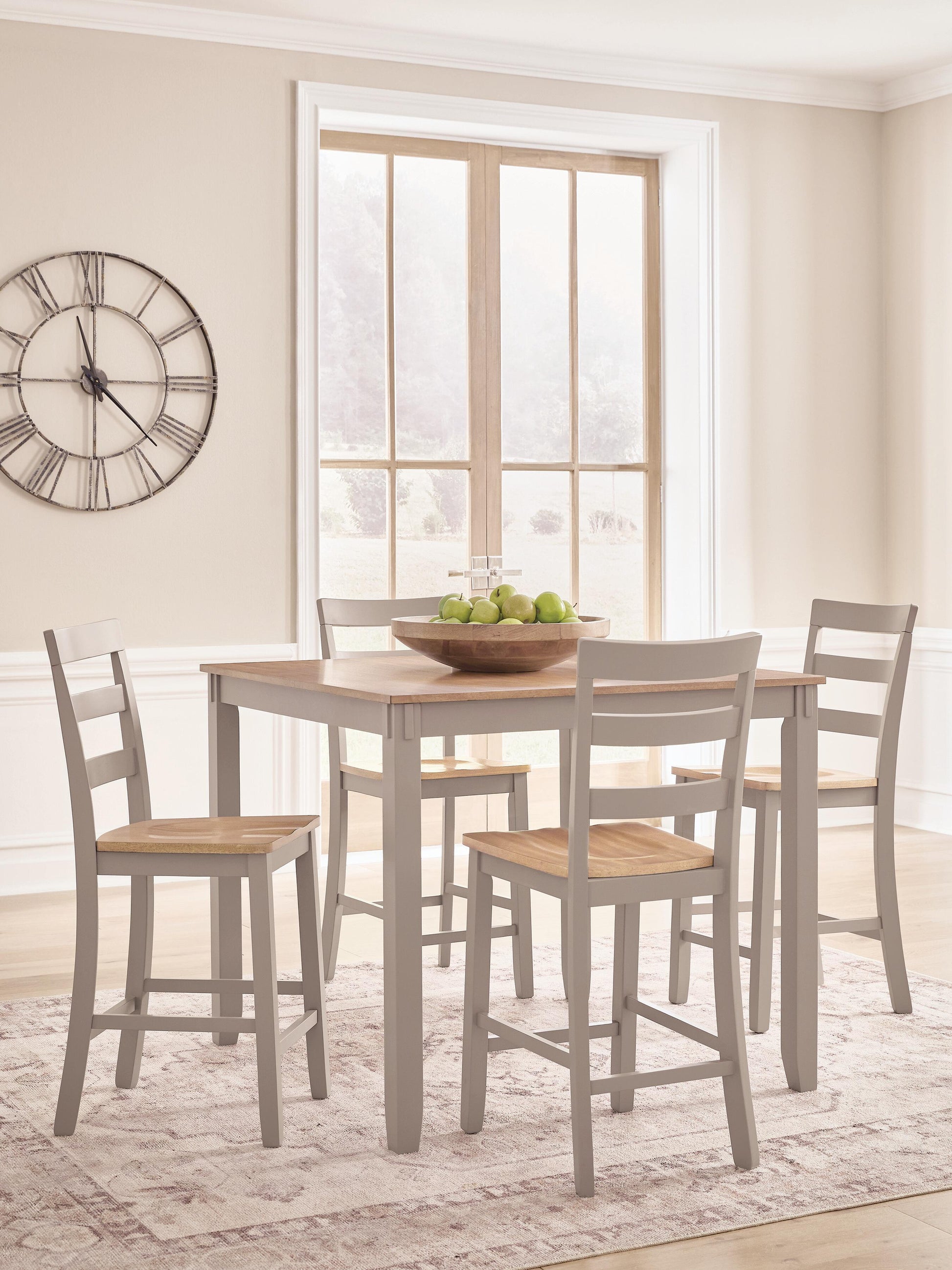 Stuart Furniture Outlet - Ashley Furniture - Harperfeld Dining Room - DRM Counter Table Set (5/CN) - PCD403-223