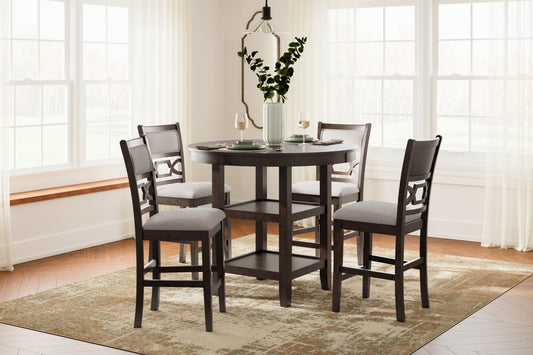 Stuart Furniture Outlet - Ashley Furniture - Langwest Dining Room - Dining Room Table Set (6/CN) / Brown - D422-325