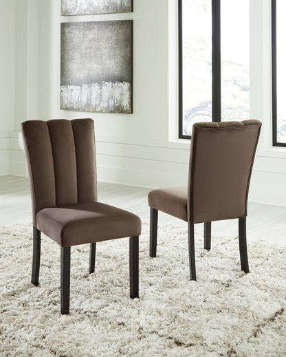 Stuart Furniture Outlet - Ashley Furniture - Jeshina Dining Chair (Set of 2) - Dining Chair (Set of 2) / Mocha - PCD581-01X2