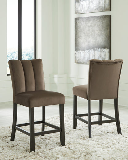Stuart Furniture Outlet - Ashley Furniture - Jeshina Counter Height Barstool (Set of 2) - Counter Height Barstool (Set of 2) / Mocha - PCD581-124X2