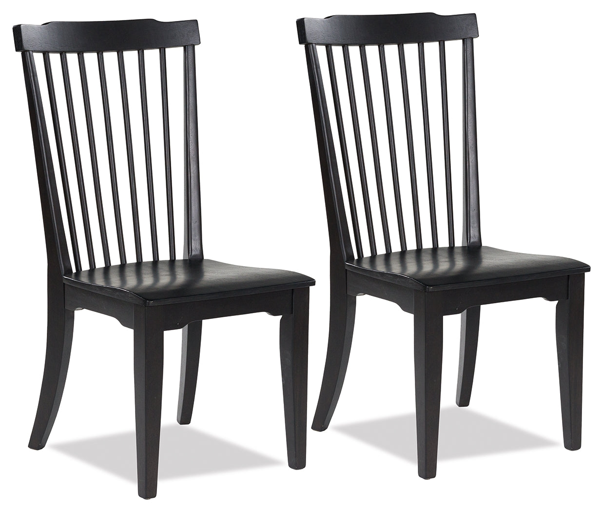 Stuart Furniture Outlet - Ashley Furniture - Brenkerton Dining Chair (Set of 2) - Dining Chair (Set of 2) / Black - PCD591-01X2