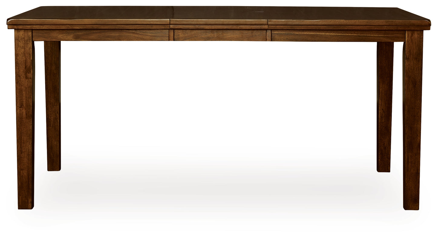 Stuart Furniture Outlet - Ashley Furniture - Ralene Dining Room - DRM Counter Butterfly EXT TBL / Medium Brown - D594-32
