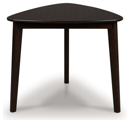 Stuart Furniture Outlet - Ashley Furniture - Mallenette Dining Table - Triangle Dining Room Table / Merlot - PCD607-16