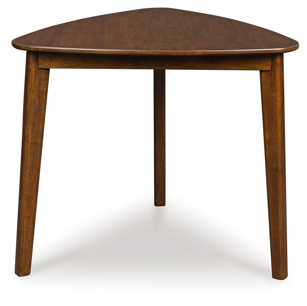 Stuart Furniture Outlet - Ashley Furniture - Tameride Dining Table - Triangle Dining Room Table / Brown - PCD609-16