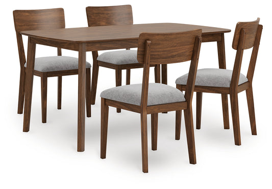 Stuart Furniture Outlet - Ashley Furniture - Tameride Dining Table and 4 Chairs (Set of 5) - Dining Room Table Set (5/CN) / Brown - PCD609-225