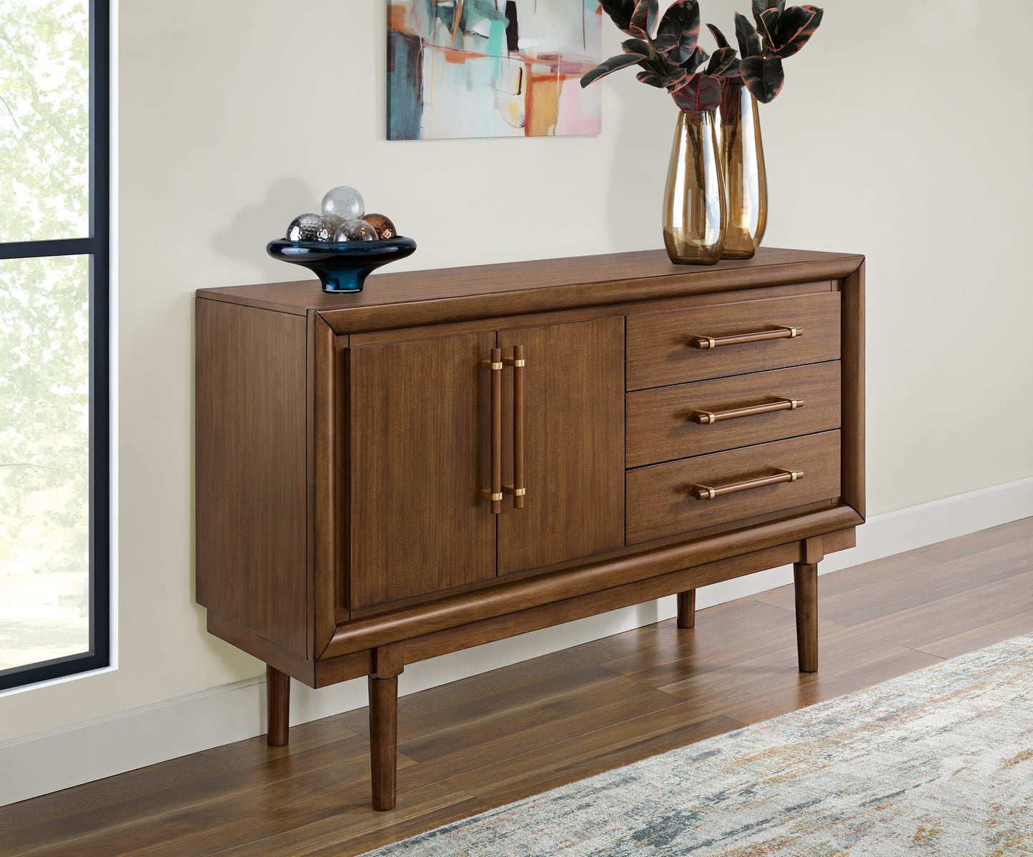 Stuart Furniture Outlet - Ashley Furniture - Lyncott Dining Room - Dining Room Server / Brown - D615-60