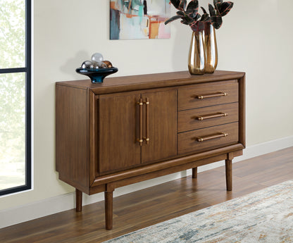 Stuart Furniture Outlet - Ashley Furniture - Lyncott Dining Room - Dining Room Server / Brown - D615-60
