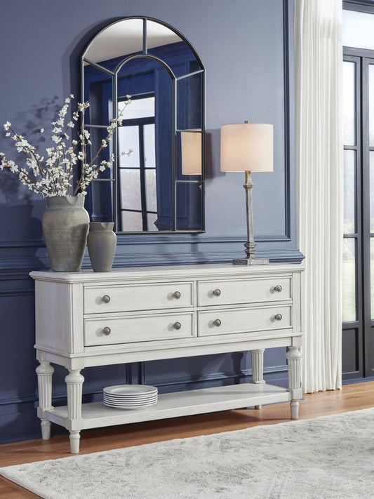 Stuart Furniture Outlet - Ashley Furniture - Montelaine Dining Room - Dining Room Server / Antique White - D795-60