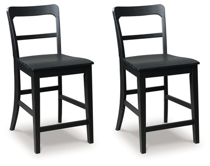 Stuart Furniture Outlet - Ashley Furniture - Greddinton Counter Height Barstool (Set of 2) - Counter Height Barstool (Set of 2) / Multi - PCD824-124X2