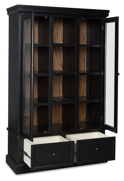 Stuart Furniture Outlet - Ashley Furniture - Greddinton Curio - Curio / Black/Brown - PCD824-186