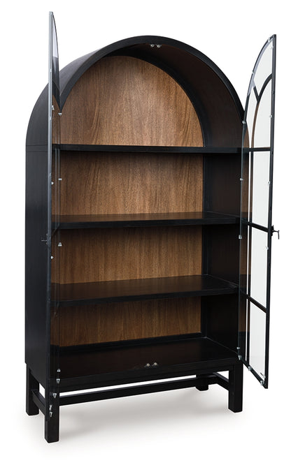 Stuart Furniture Outlet - Ashley Furniture - Greddinton Display Cabinet - Display Cabinet / Black/Brown - PCD824-376