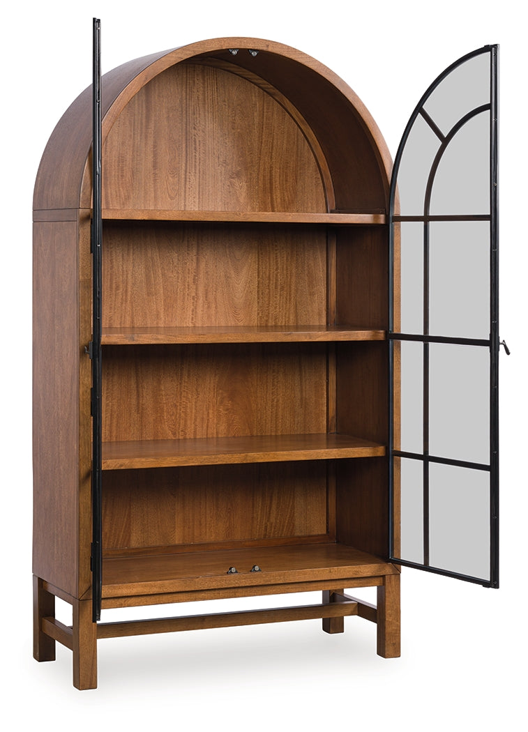 Stuart Furniture Outlet - Ashley Furniture - Greddinton Display Cabinet - Display Cabinet / Brown/Black - PCD824-476