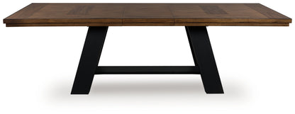 Stuart Furniture Outlet - Ashley Furniture - Greddinton Dining Extension Table - Dining Extension Table / Brown/Black - PCD824D11