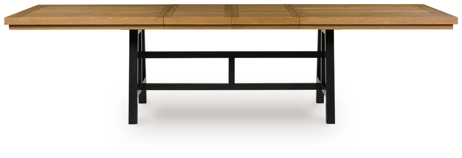 Stuart Furniture Outlet - Ashley Furniture - Galliden Dining Room - RECT Dining Room EXT Table / Black/Brown - D841-55