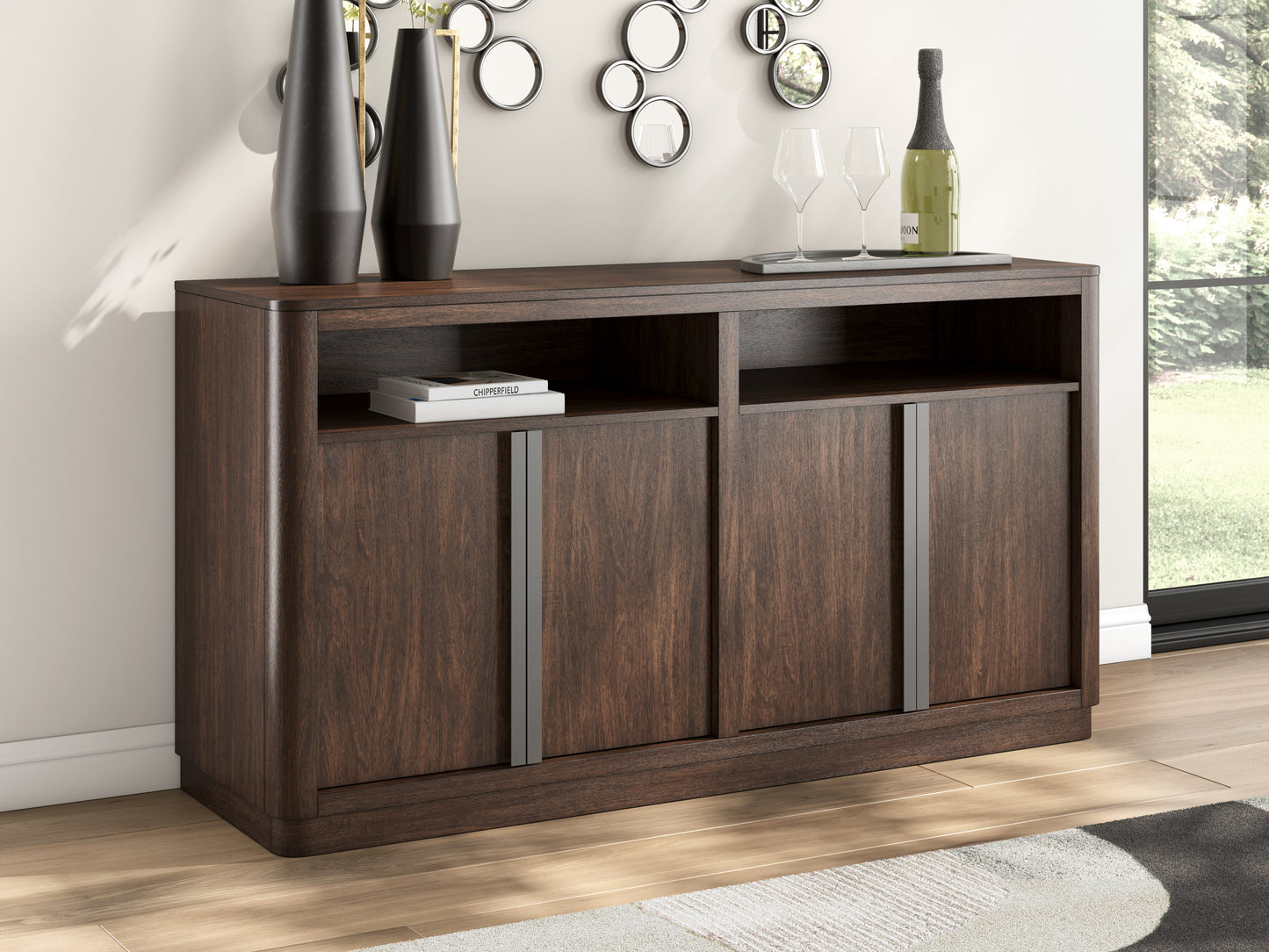 Stuart Furniture Outlet - Ashley Furniture - Dilenno Dining Server - Dining Room Server / Dark Brown - PCD857-60