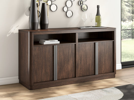 Stuart Furniture Outlet - Ashley Furniture - Dilenno Dining Server - Dining Room Server / Dark Brown - PCD857-60