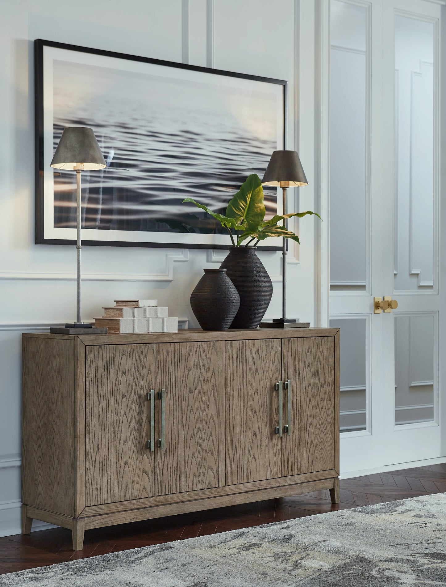 Stuart Furniture Outlet - Ashley Furniture - Chrestner Dining Room - Dining Room Server / Gray - D983-60