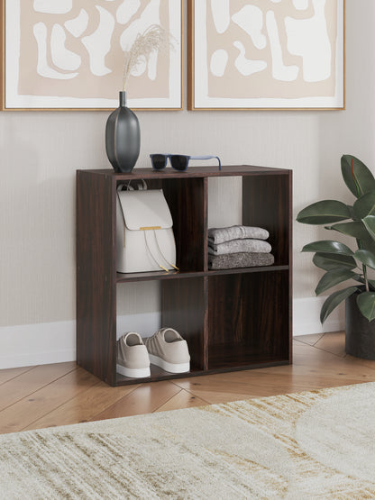 Stuart Furniture Outlet - Ashley Furniture - Glosmount Four Cube Organizer - Four Cube Organizer / Cherry/Light Brown - EA1055-2X2