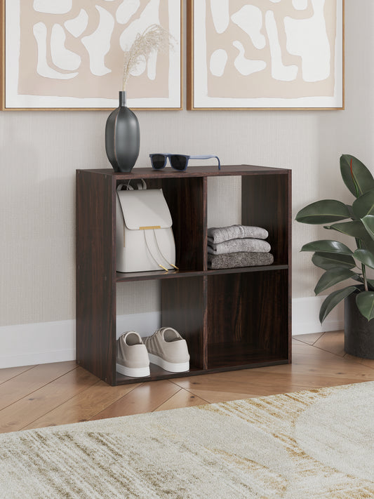 Stuart Furniture Outlet - Ashley Furniture - Glosmount Four Cube Organizer - Four Cube Organizer / Cherry/Light Brown - EA1055-2X2