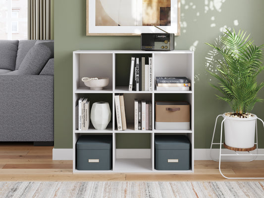 Stuart Furniture Outlet - Ashley Furniture - Onita Nine Cube Organizer - Nine Cube Organizer / White - EA9630-3X3