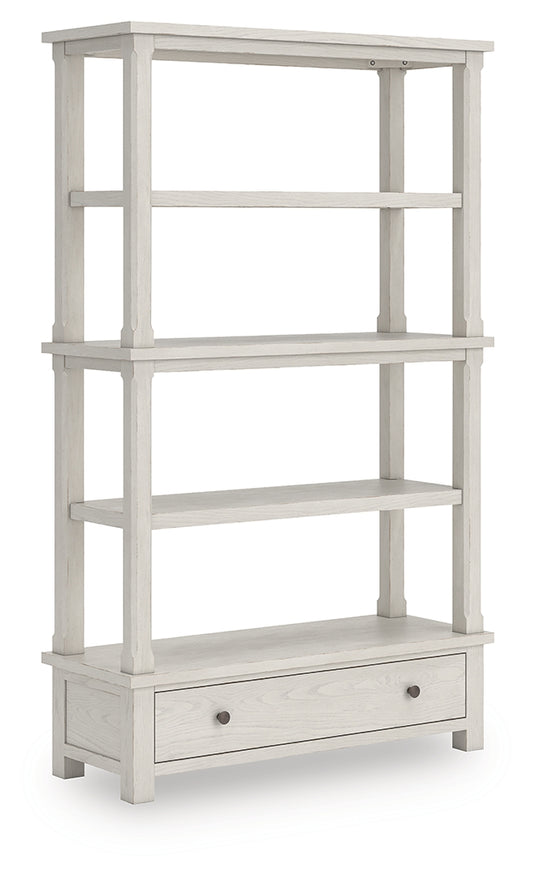 Stuart Furniture Outlet - Ashley Furniture - Robbinsdale Bookcase - Bookcase / Antique White - H742-70